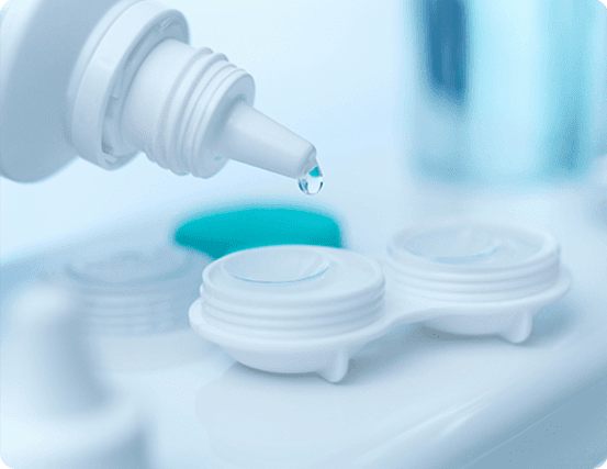 Cleaning contact lenses